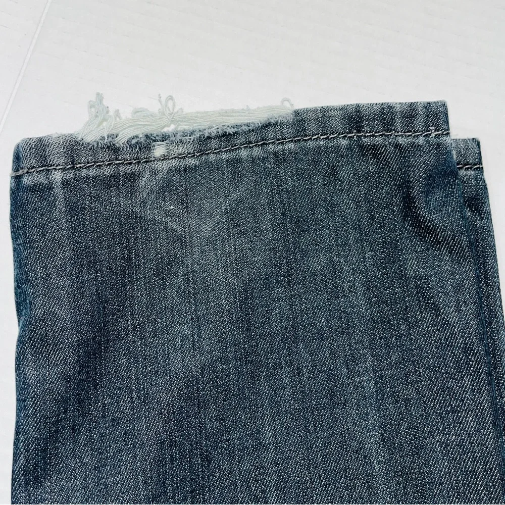 Pepe Jeans Boys Jeans 14 28x28.5 Dark Wash Denim Leather Trim Studded Distressed